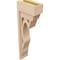 Ekena Millwork 5"W x 10"D x 30"H Thin Sheridan Rough Cedar Woodgrain TimberThane Corbel, Primed Tan CORUR05X10X30SHERCPR - alternate 5
